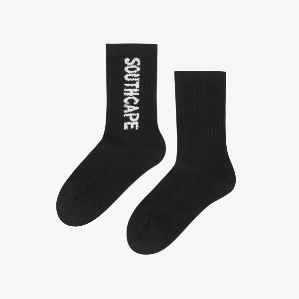 Lettering Logo Socks_BK