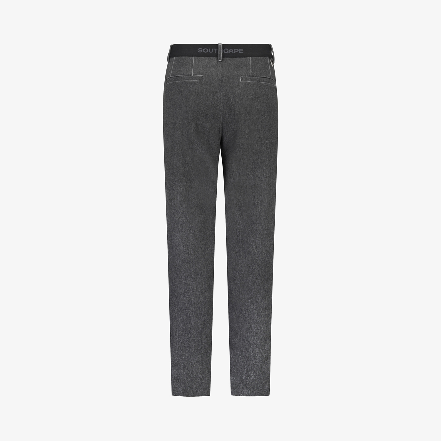 Denim-Like Regular Fit Pants_BK
