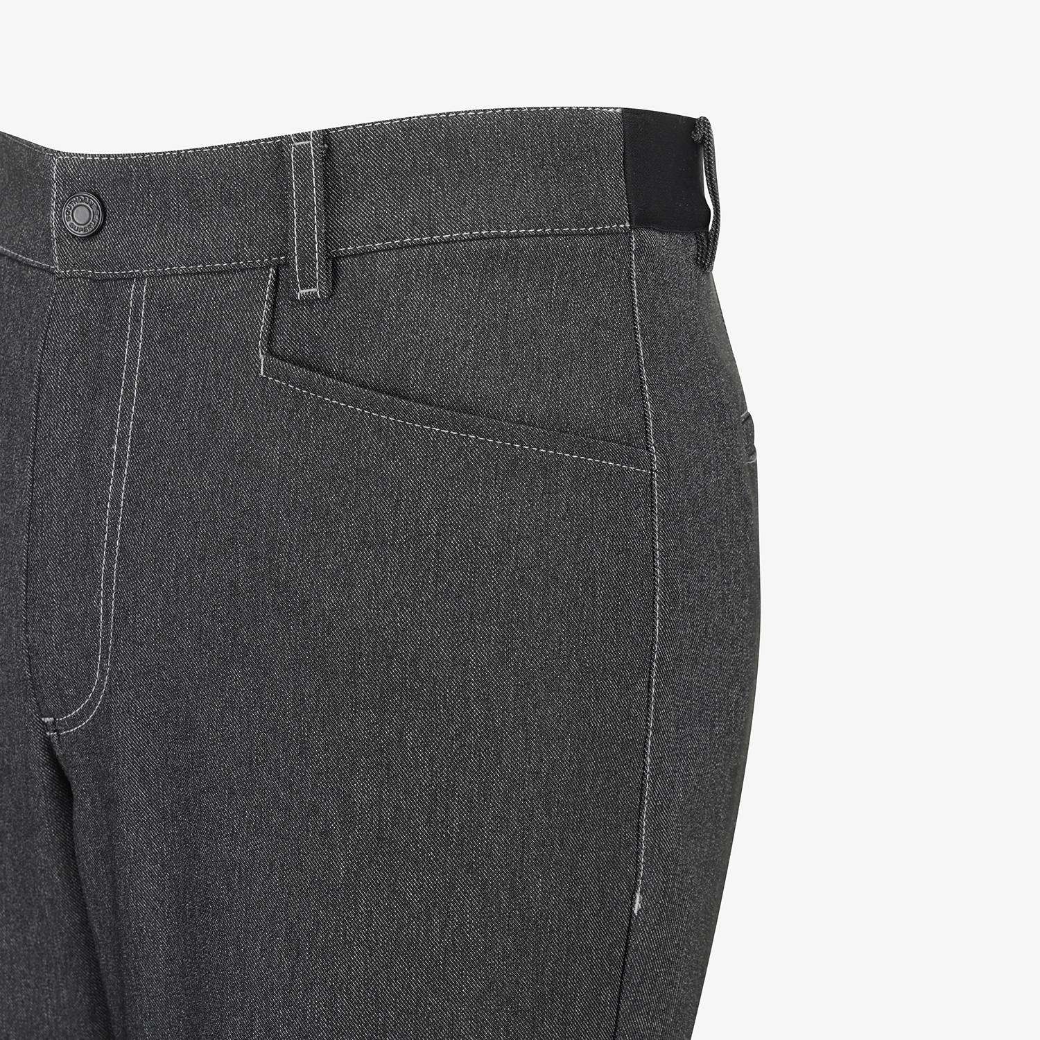 Denim-Like Regular Fit Pants_BK
