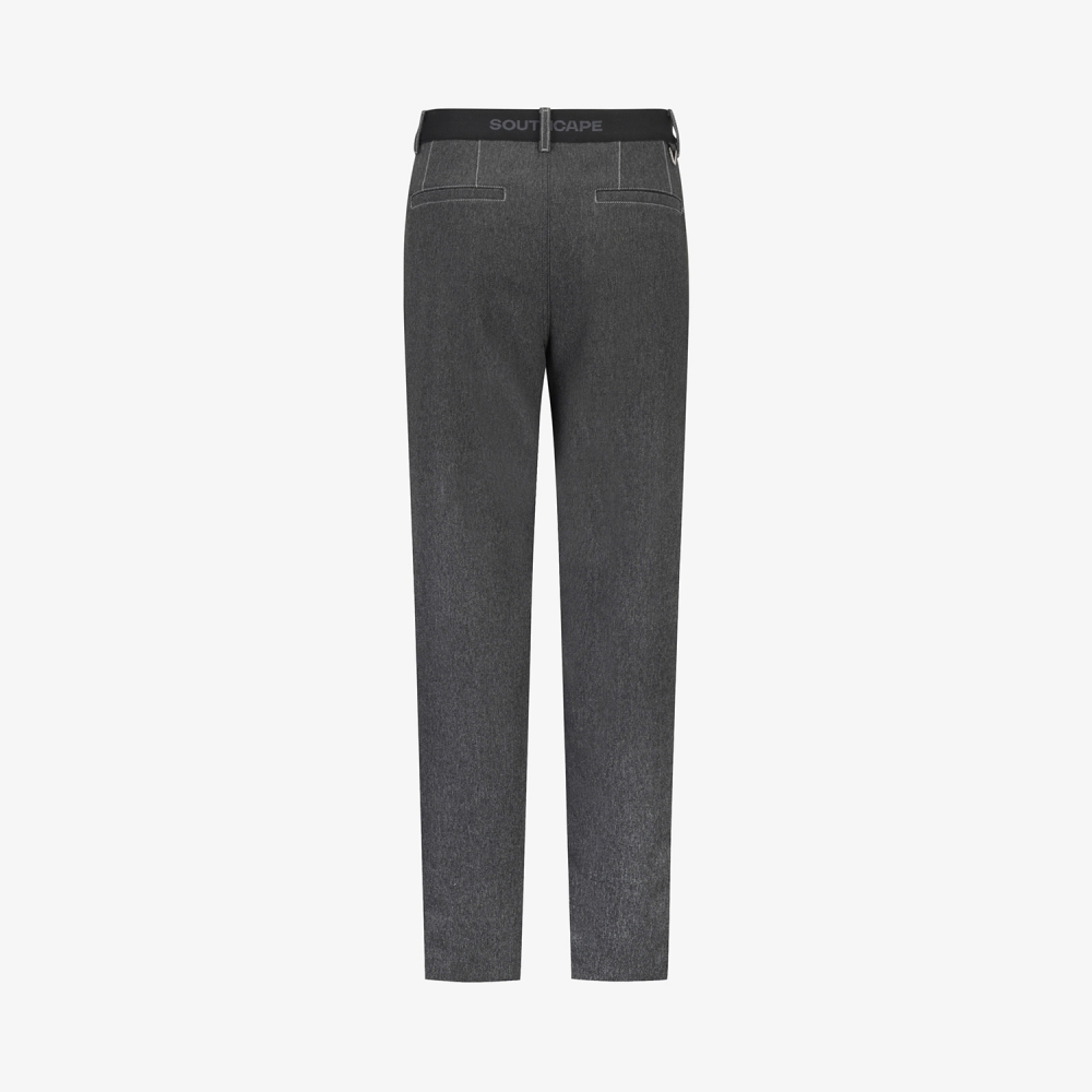 Denim-Like Regular Fit Pants_BK