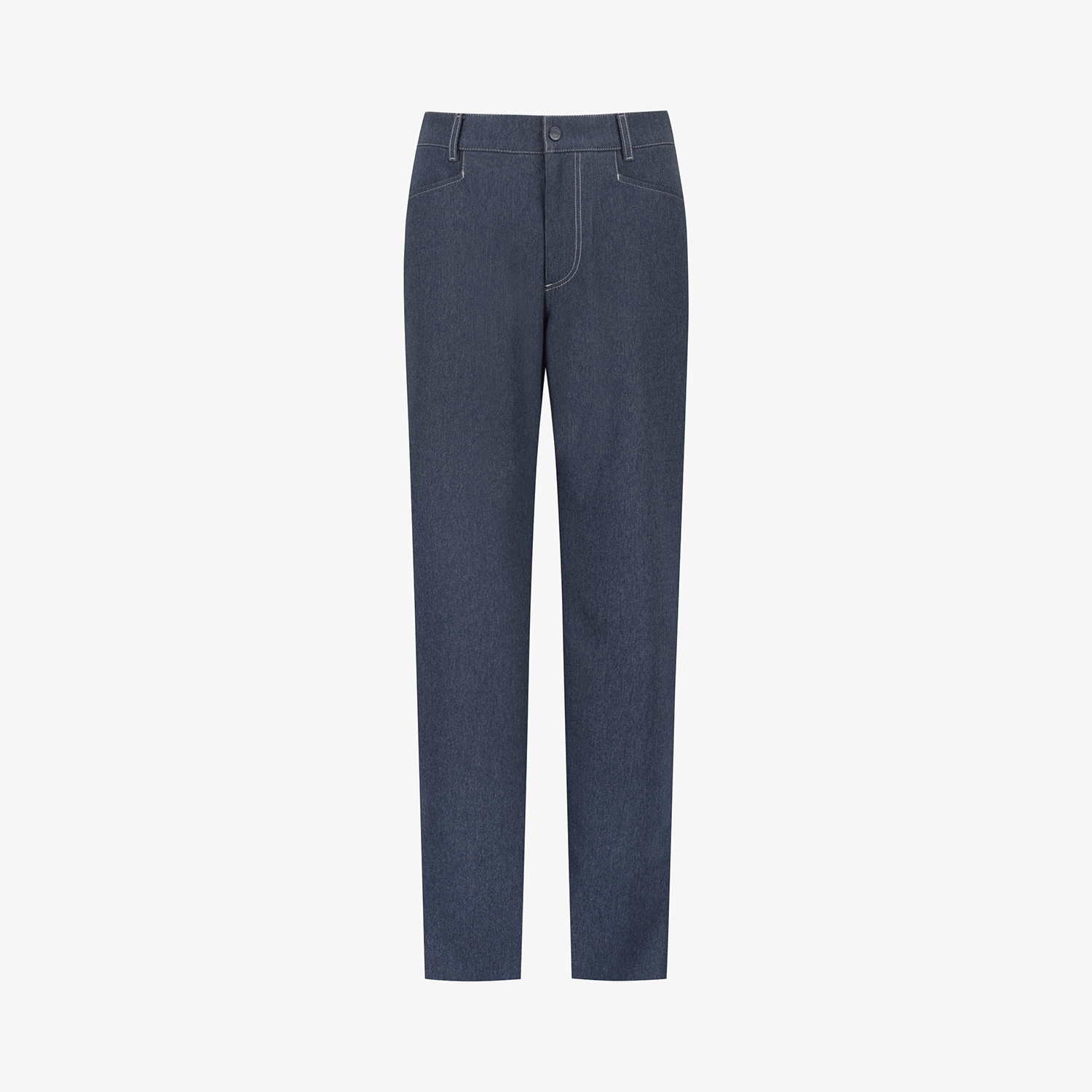Denim-Like Regular Fit Pants_DA