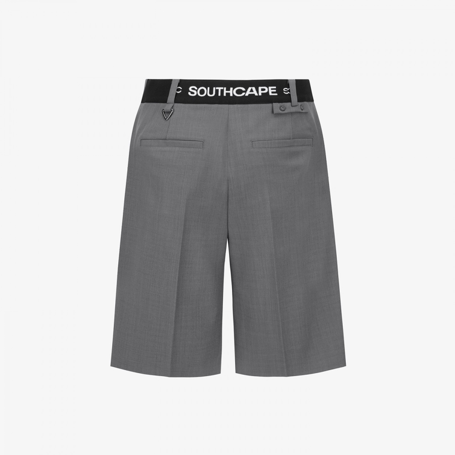 Ball Pocket SC Logo Band Half Pants_GY
