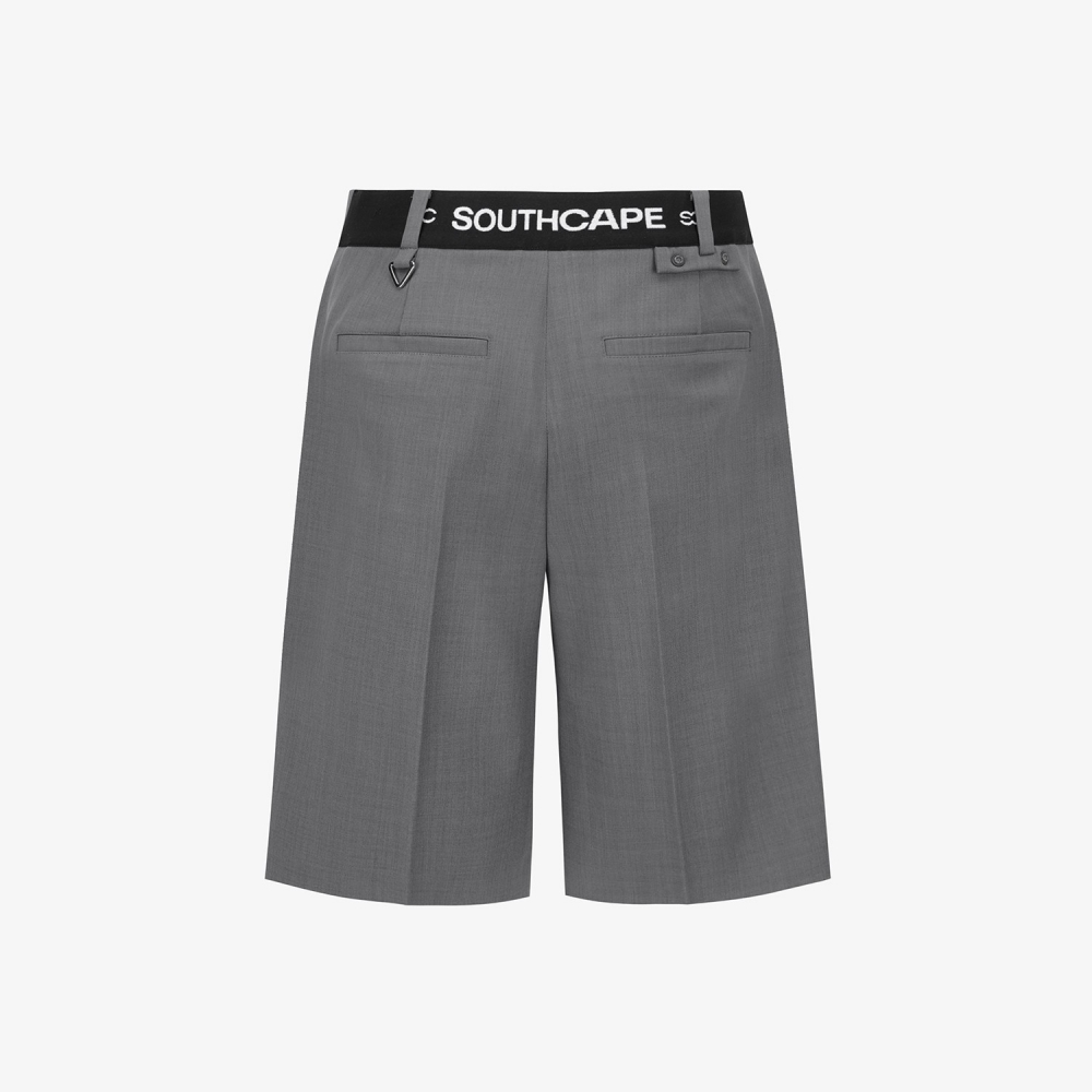 Ball Pocket SC Logo Band Half Pants_GY