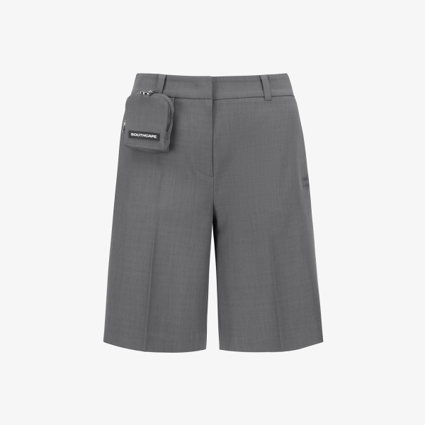 Ball Pocket SC Logo Band Half Pants_GY