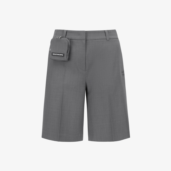 Ball Pocket SC Logo Band Half Pants_GY