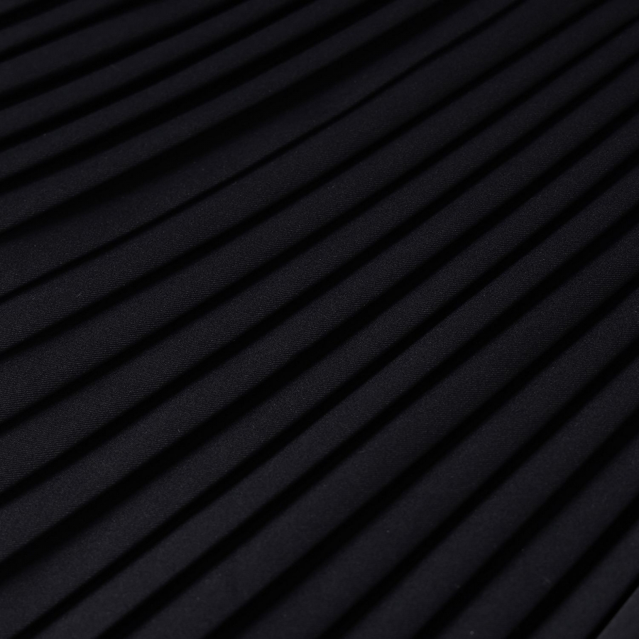 Logo Flared Pleated Skirt_DA