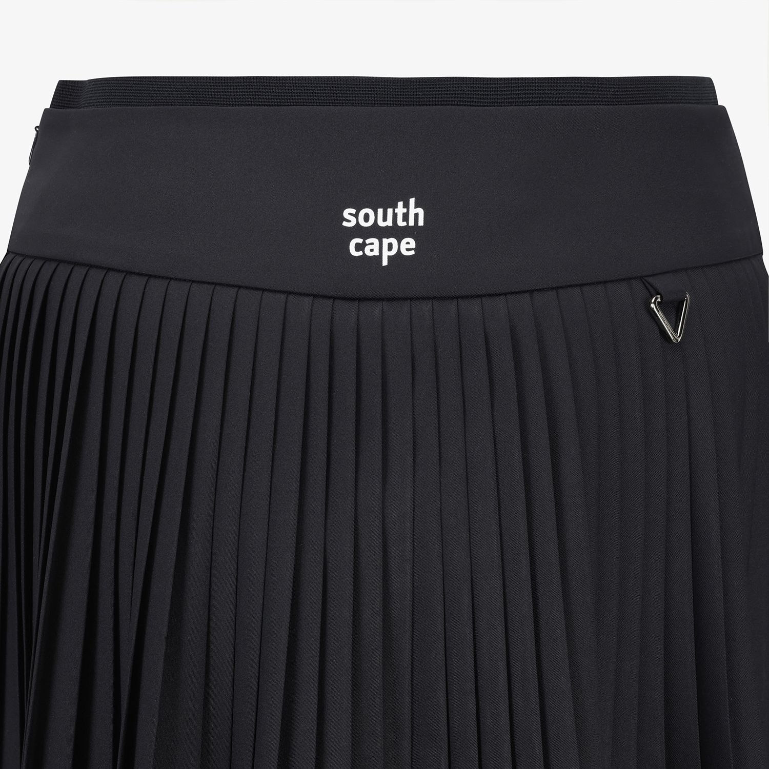 Logo Flared Pleated Skirt_DA