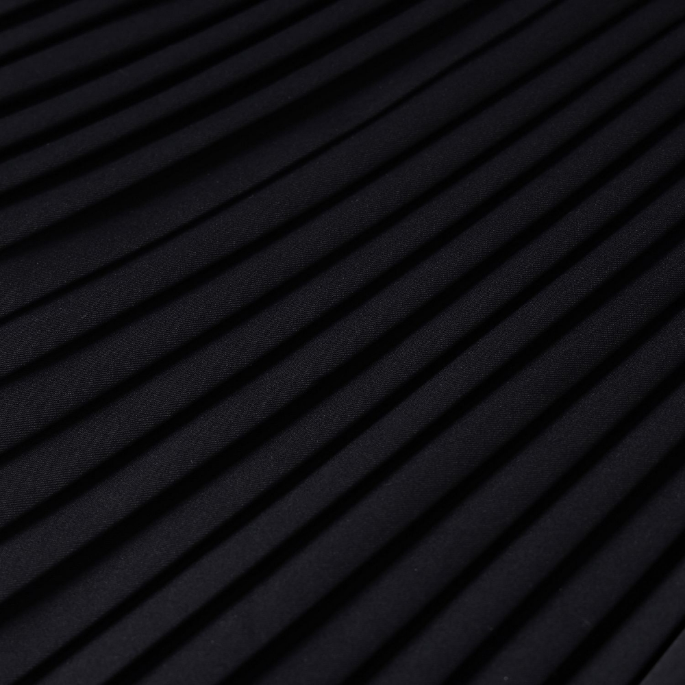 Logo Flared Pleated Skirt_DA