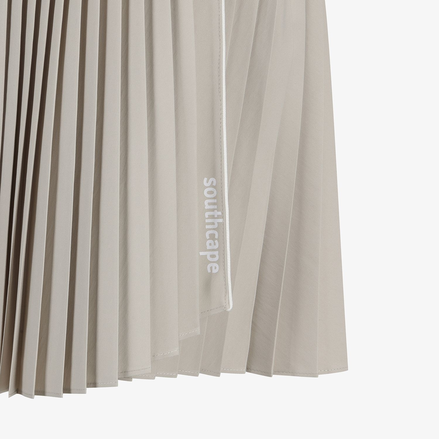 Logo Flared Pleated Skirt_SD