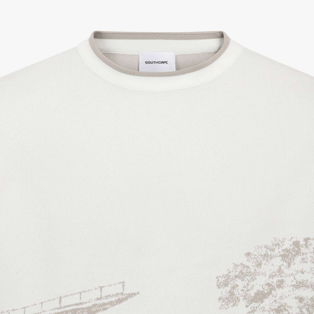 Namhae Heritage Jacquard Contrast Line Knit Pullover_IV