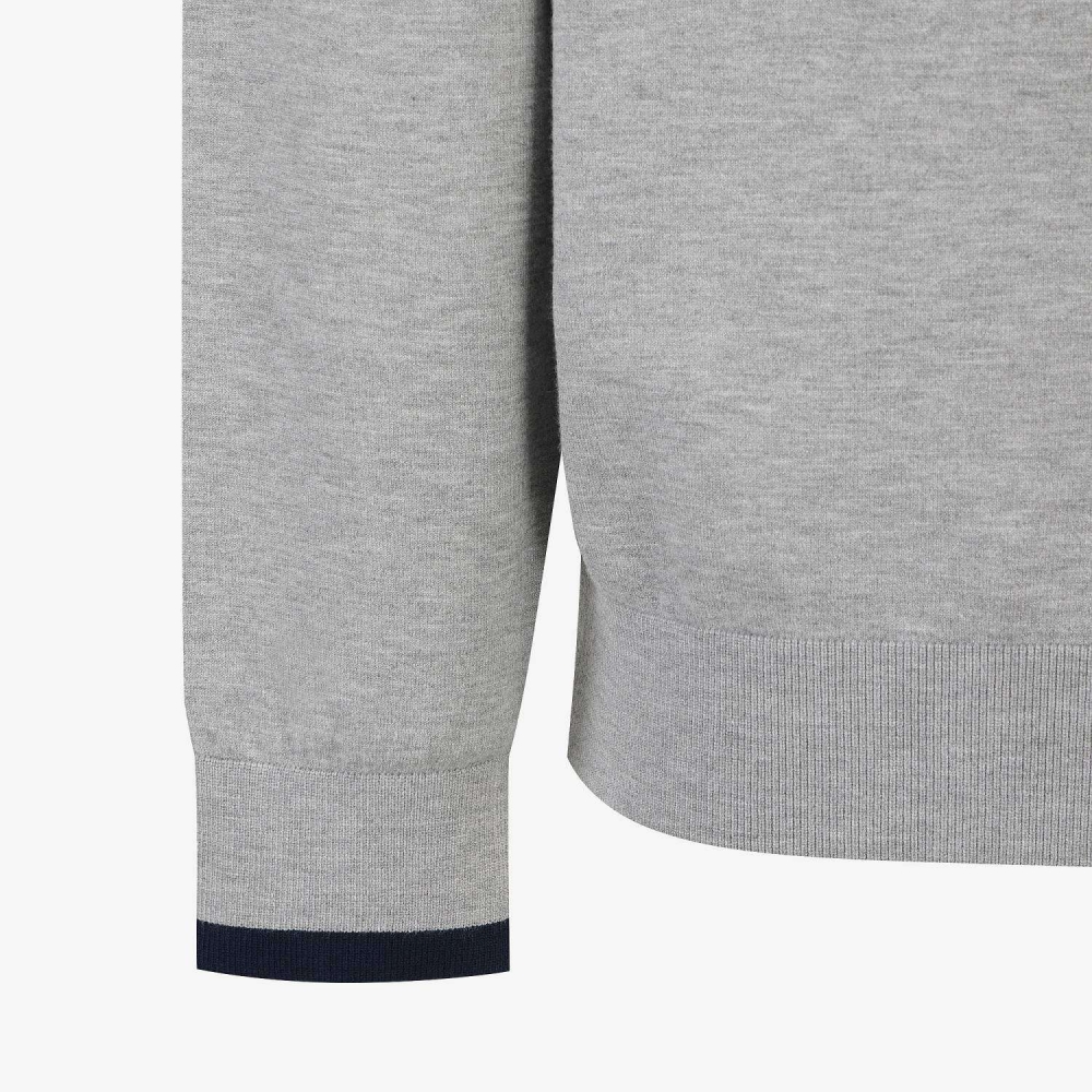 Logo Jacquard Round-Neck Knit Pullover_MG