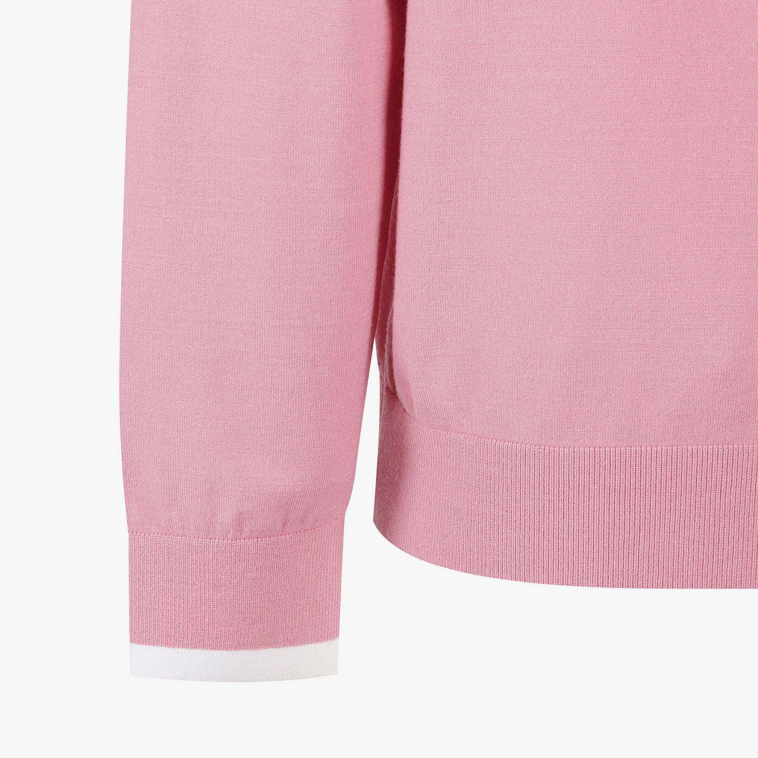Logo Jacquard Round-Neck Knit Pullover_PK