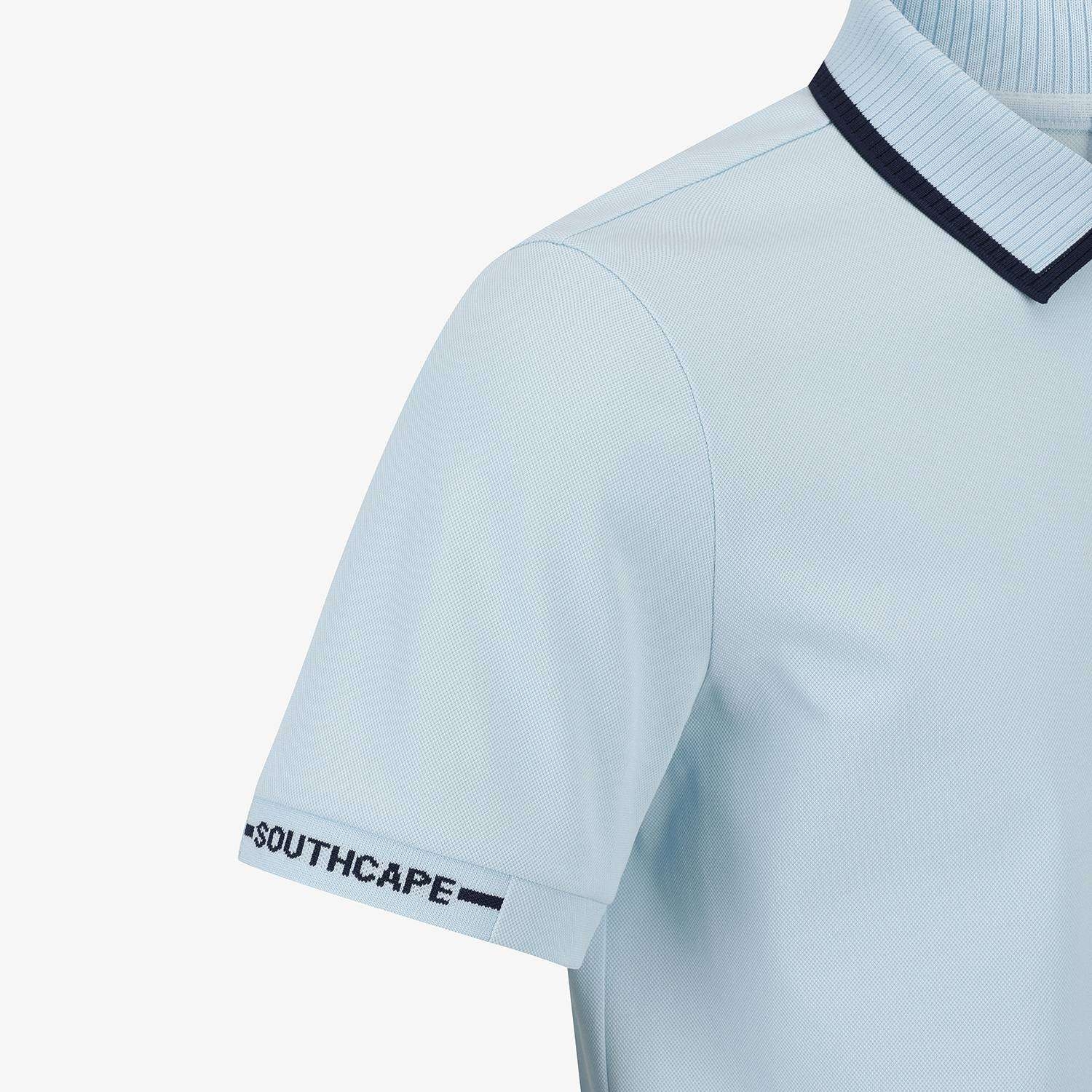 Buddy Contrast Line Collar T-Shirt_LB