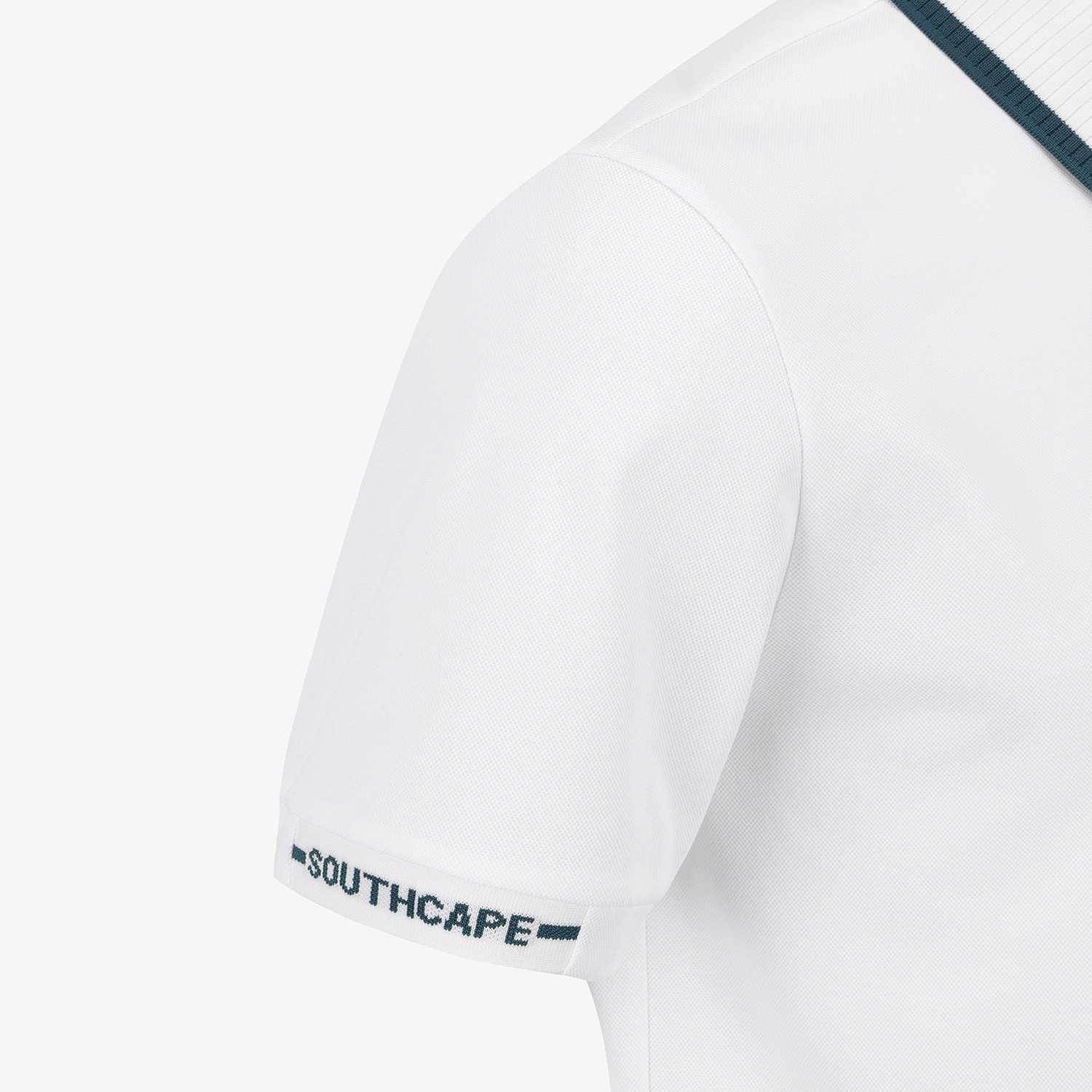 Buddy Contrast Line Collar T-Shirt_WT