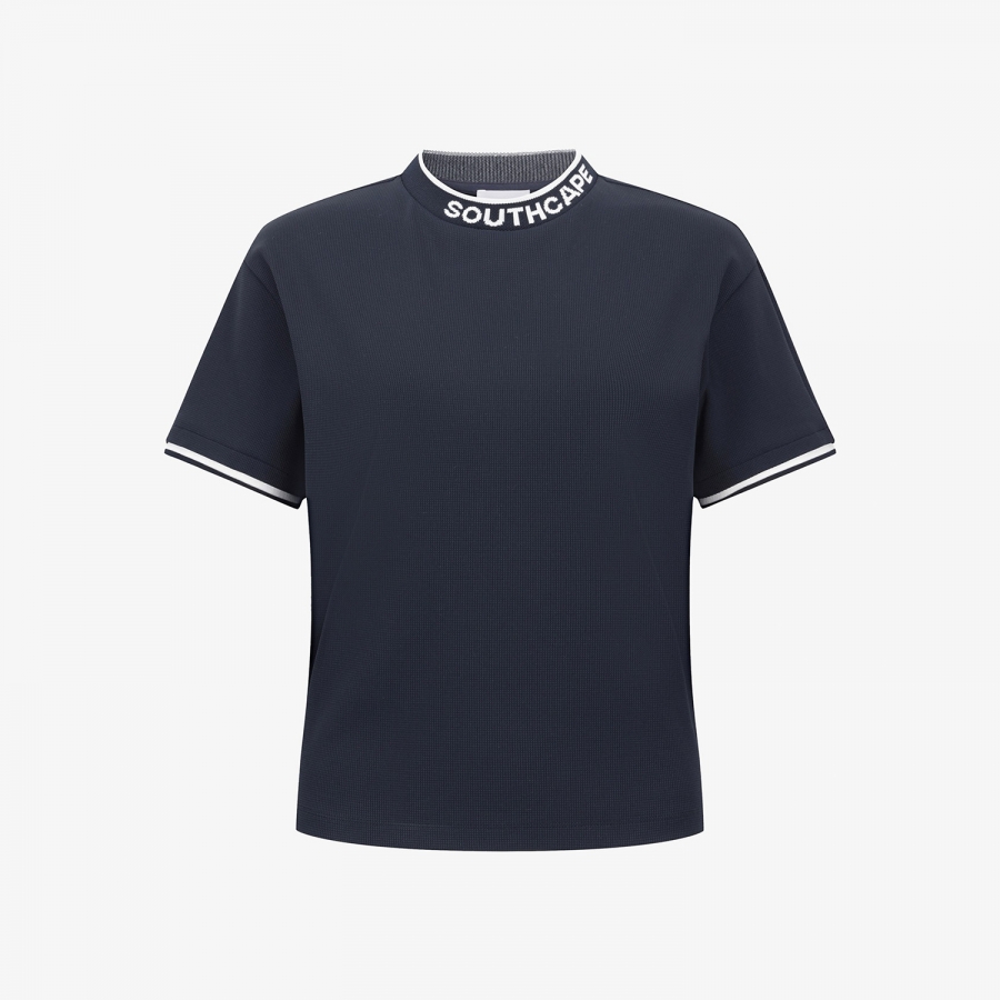 Signature Logo-Neck Round T-Shirt_DA