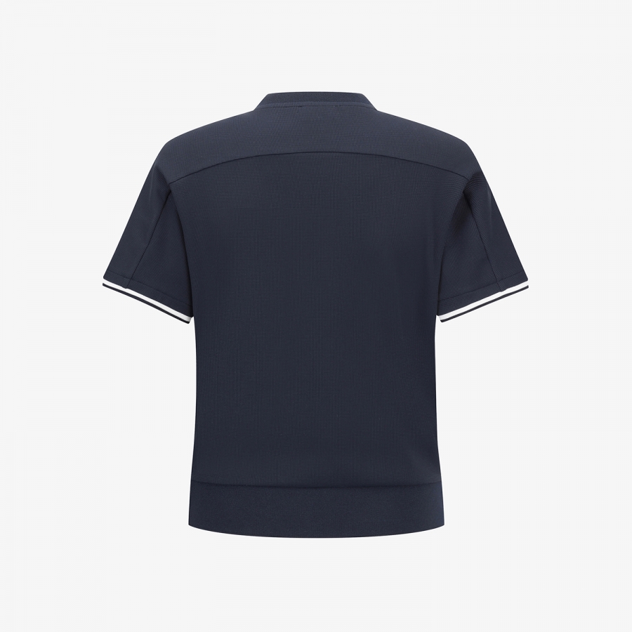 Signature Logo-Neck Round T-Shirt_DA
