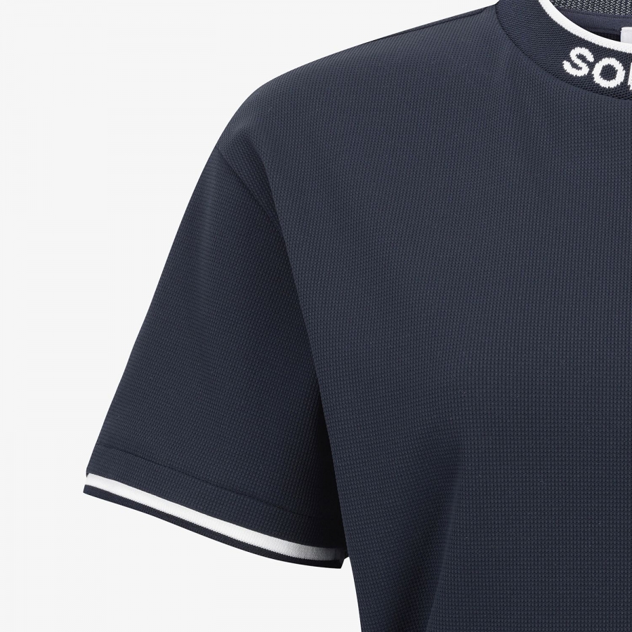 Signature Logo-Neck Round T-Shirt_DA