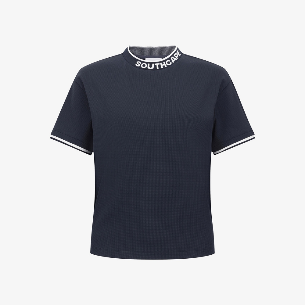 Signature Logo-Neck Round T-Shirt_DA