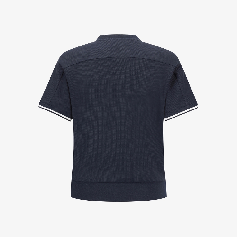 Signature Logo-Neck Round T-Shirt_DA