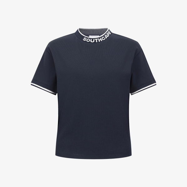 Signature Logo-Neck Round T-Shirt_DA