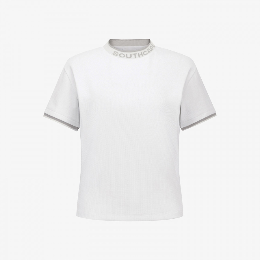 Signature Logo-Neck Round T-Shirt_WT