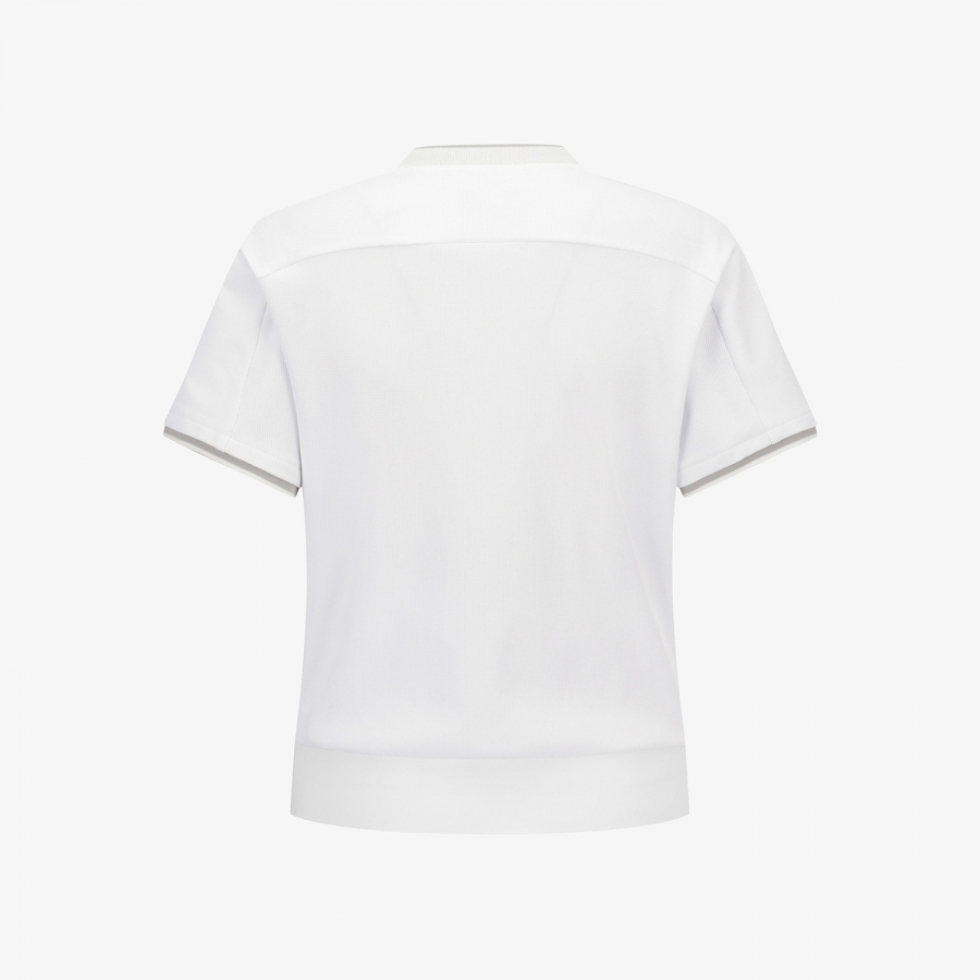 Signature Logo-Neck Round T-Shirt_WT