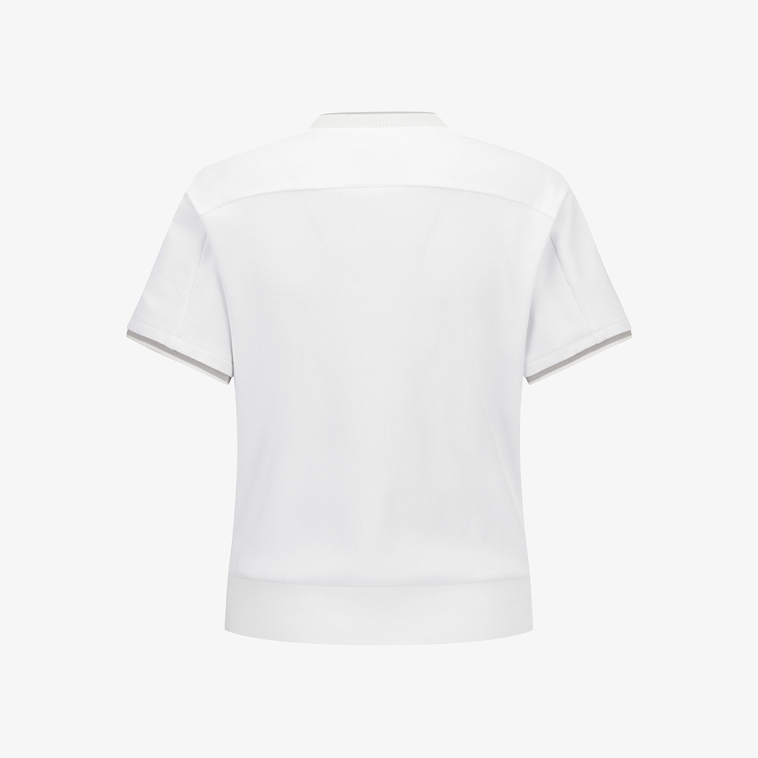 Signature Logo-Neck Round T-Shirt_WT