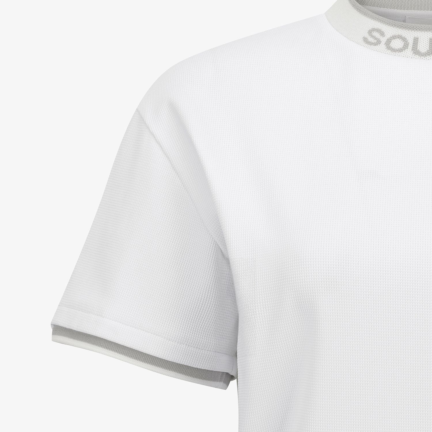 Signature Logo-Neck Round T-Shirt_WT