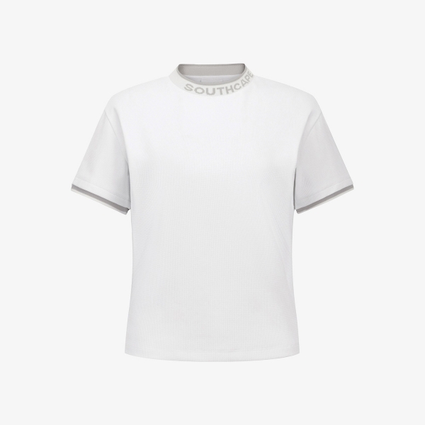 Signature Logo-Neck Round T-Shirt_WT