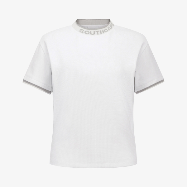 Signature Logo-Neck Round T-Shirt_WT