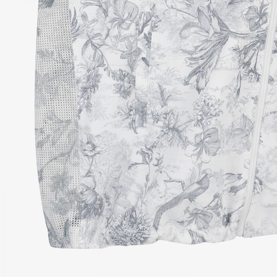 Blossom Pattern Zip-Up Jumper_GY