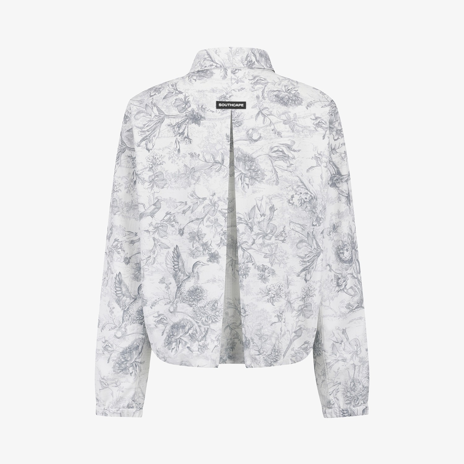 Blossom Pattern Zip-Up Jumper_GY