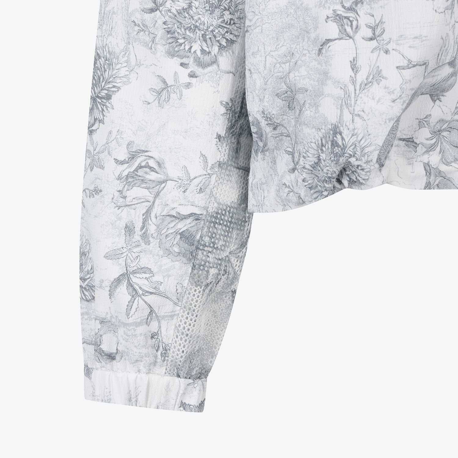 Blossom Pattern Zip-Up Jumper_GY