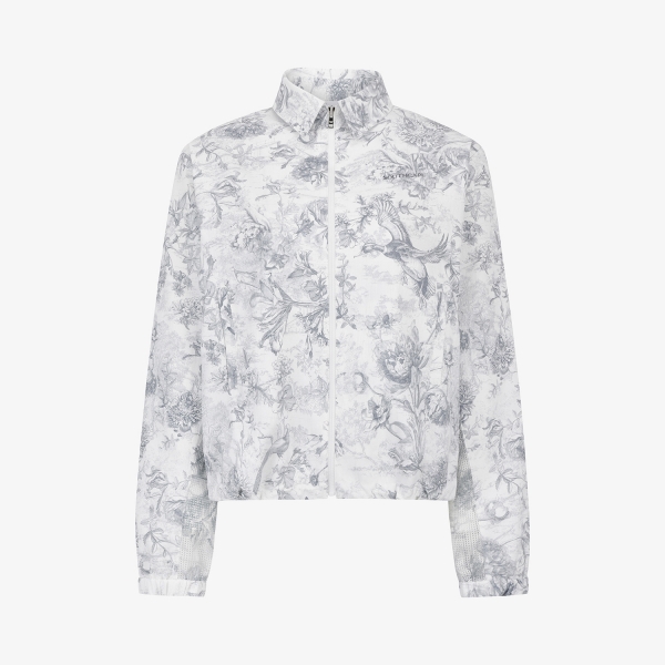 Blossom Pattern Zip-Up Jumper_GY