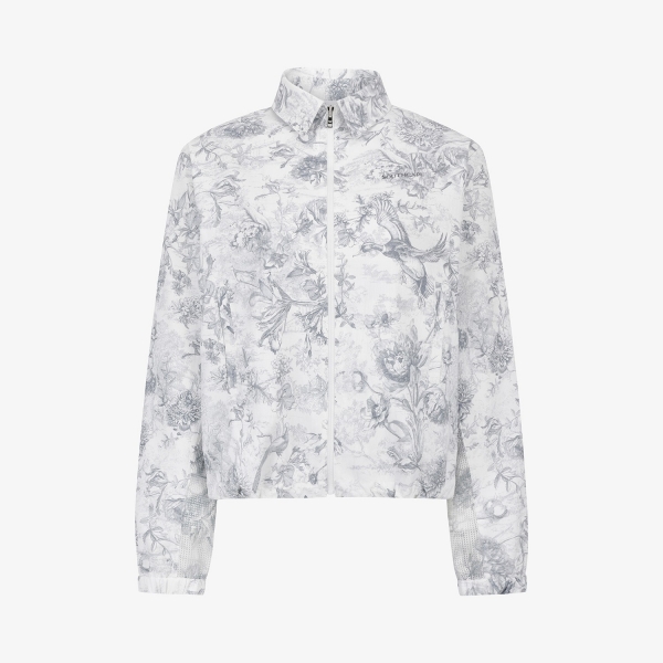 Blossom Pattern Zip-Up Jumper_GY