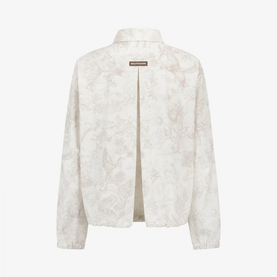 Blossom Pattern Zip-Up Jumper_LE