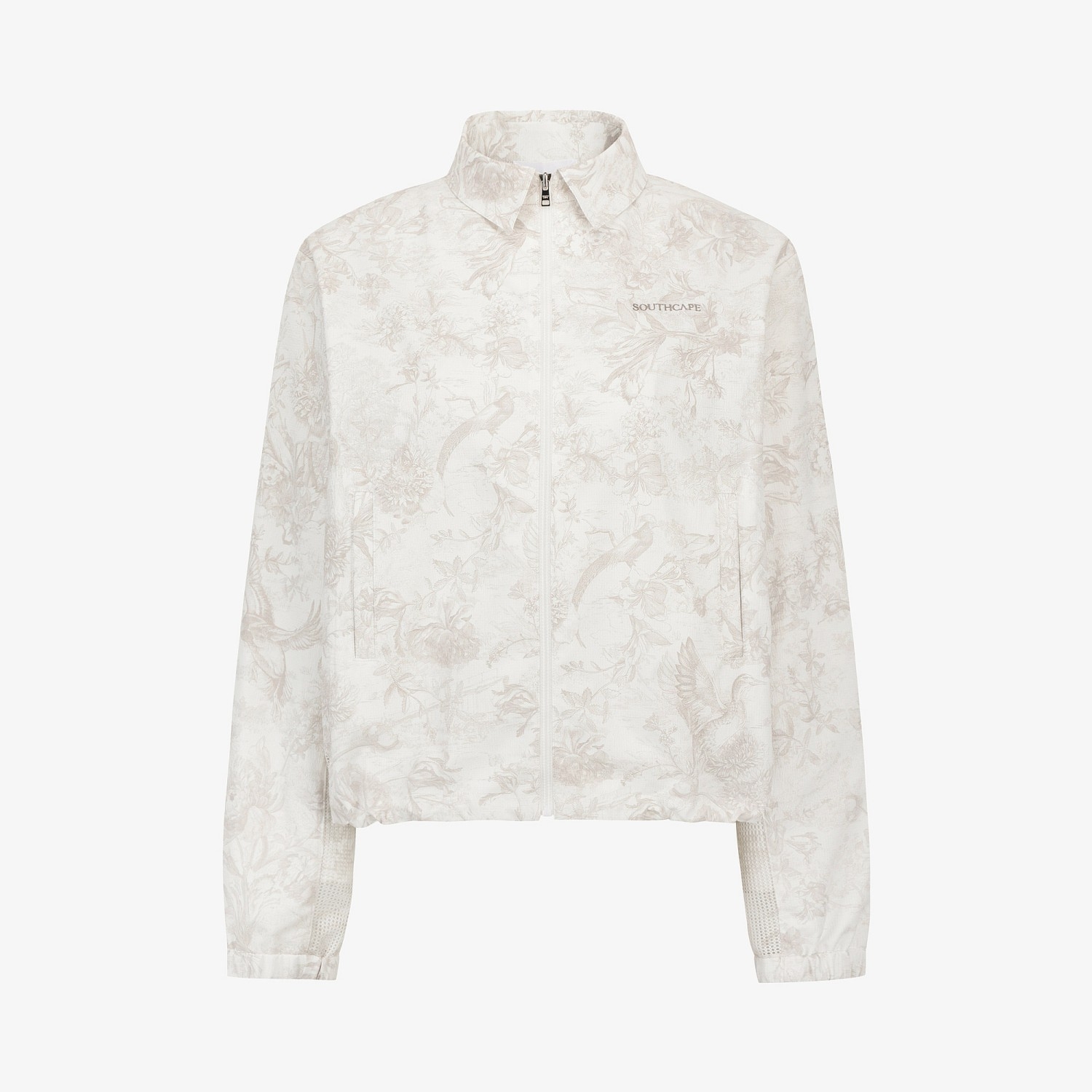 Blossom Pattern Zip-Up Jumper_LE