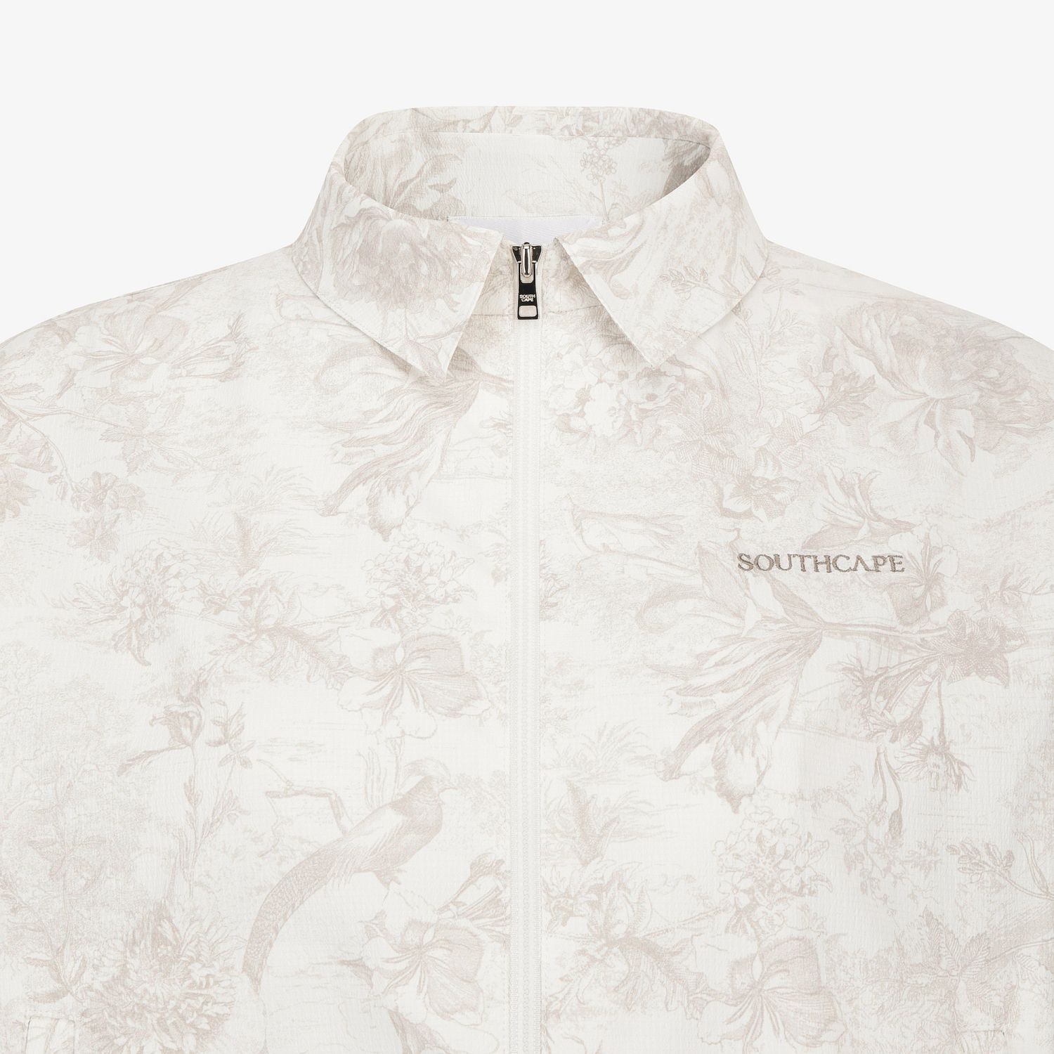 Blossom Pattern Zip-Up Jumper_LE
