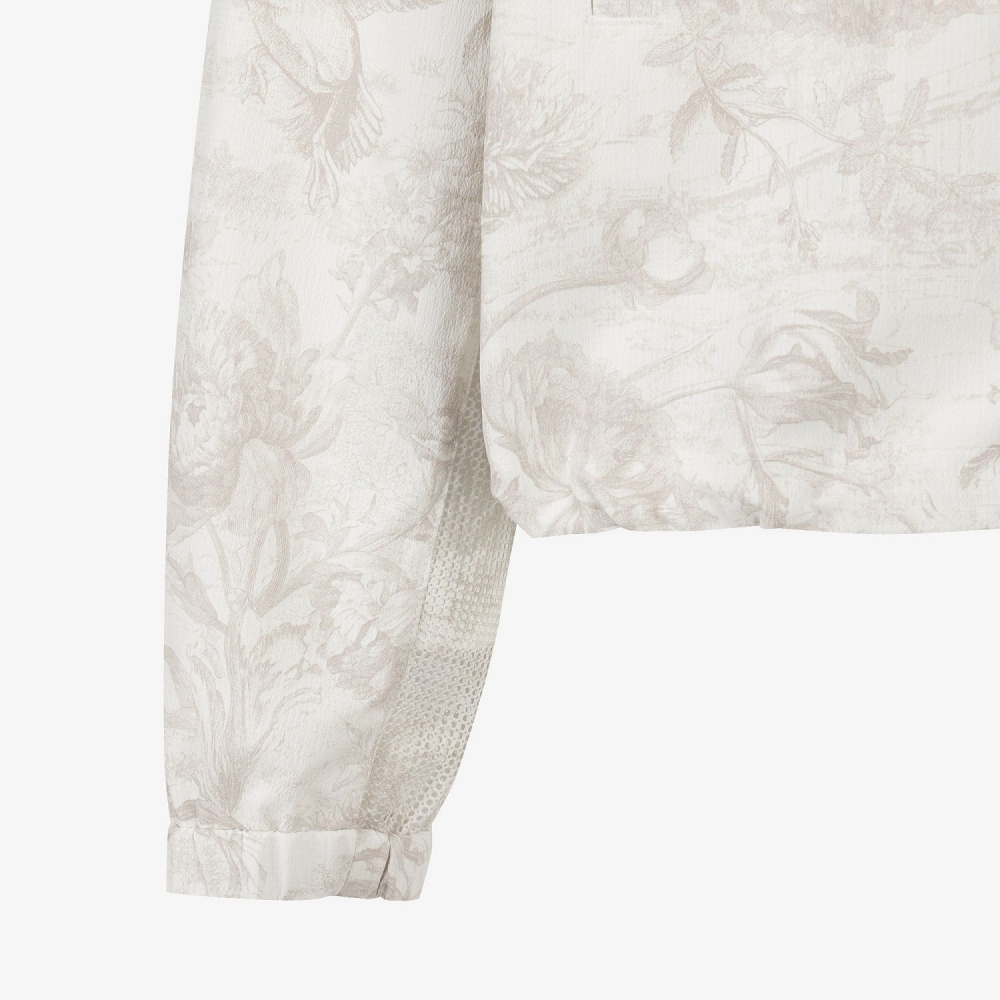 Blossom Pattern Zip-Up Jumper_LE