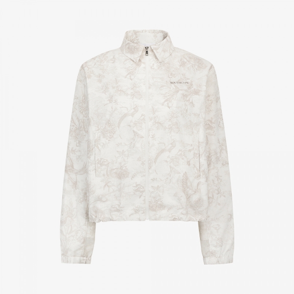 Blossom Pattern Zip-Up Jumper_LE