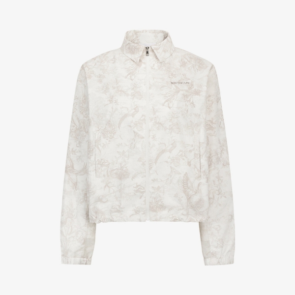 Blossom Pattern Zip-Up Jumper_LE