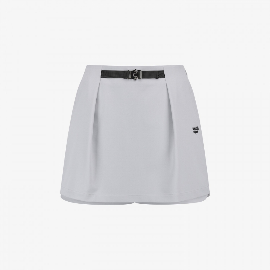 Signature Belt H-Line Skort_GY