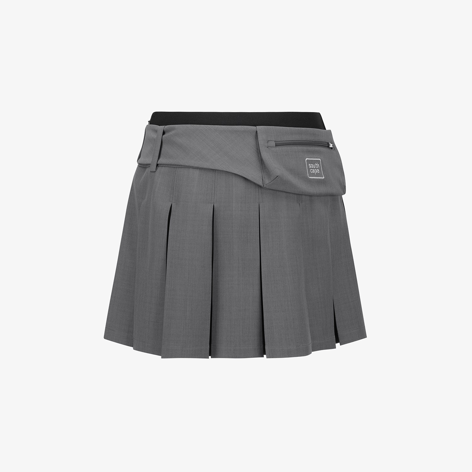 Belt Bag Pleated Skirt_ GY