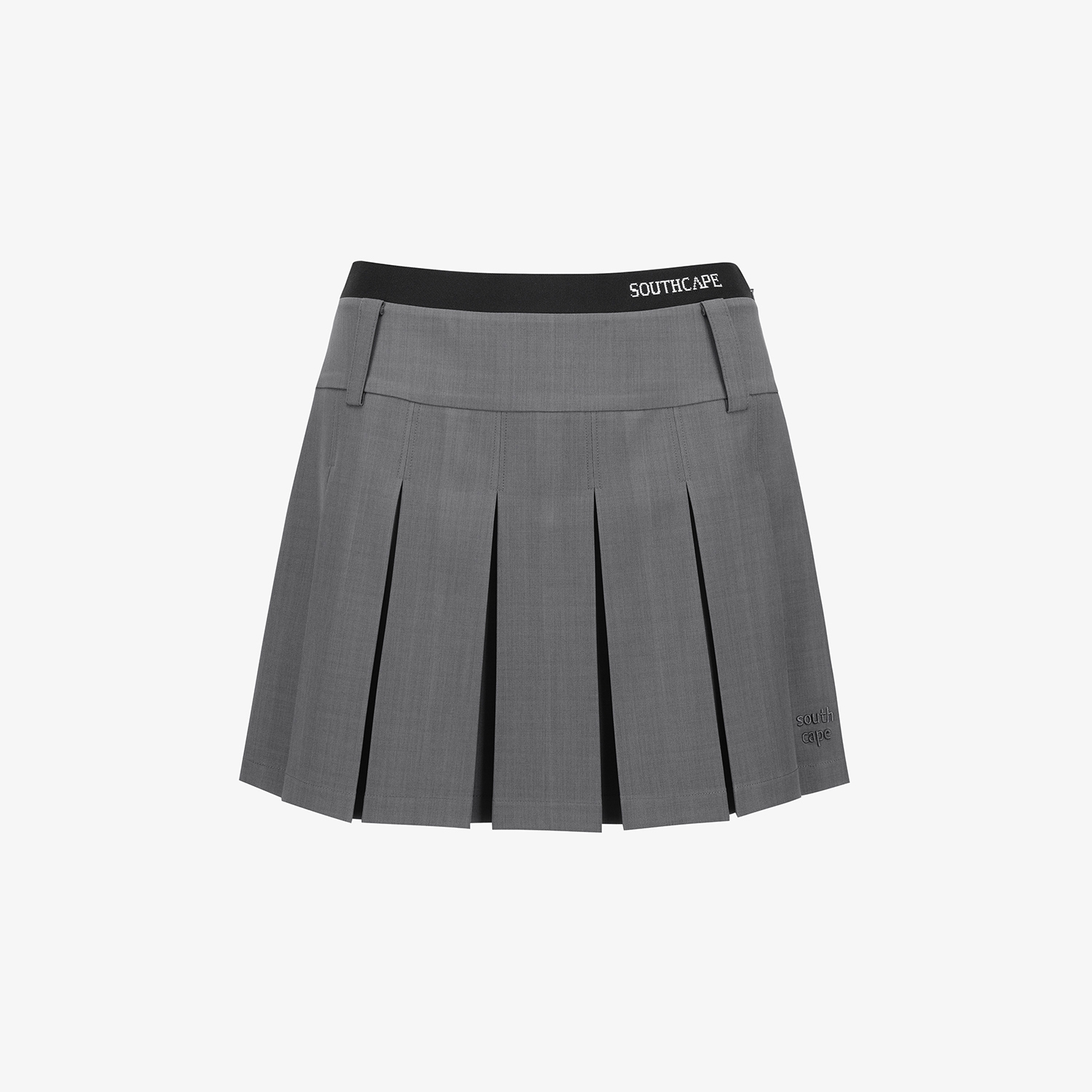 Belt Bag Pleated Skirt_ GY