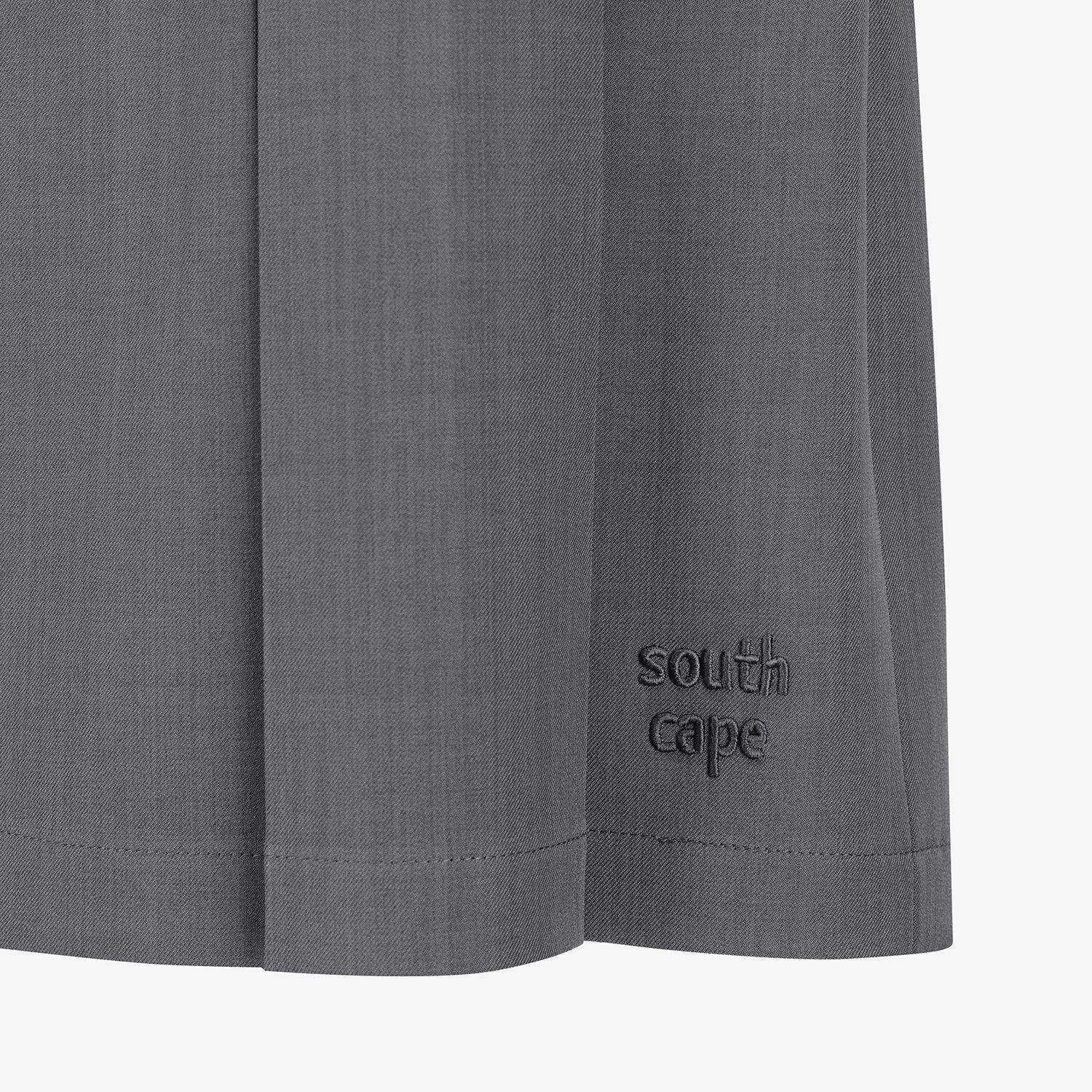 Belt Bag Pleated Skirt_ GY