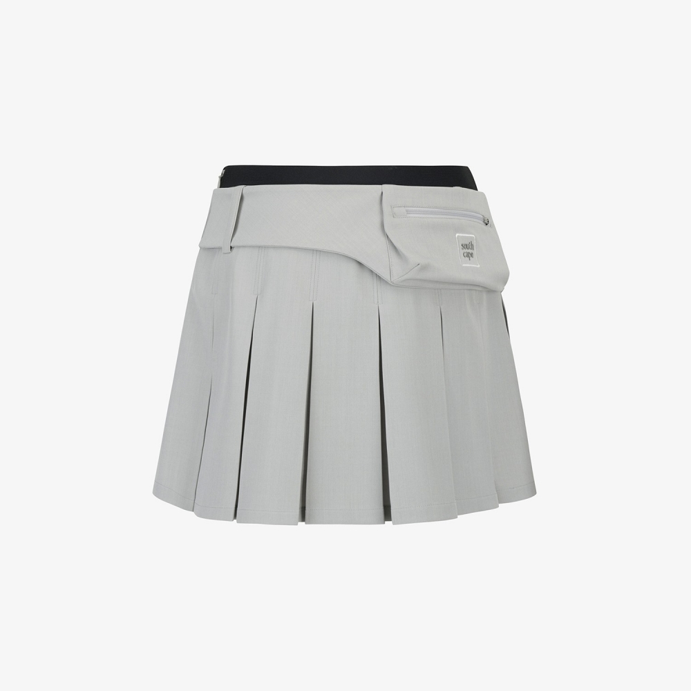 Belt Bag Pleated Skirt_LG