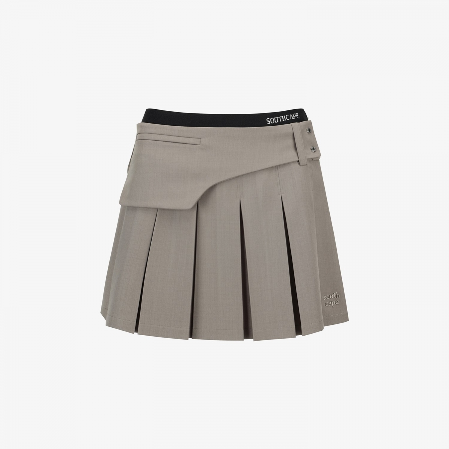 Belt Bag Pleated Skirt_SE