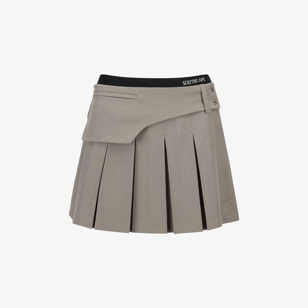Belt Bag Pleated Skirt_SE