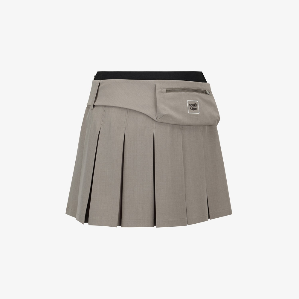 Belt Bag Pleated Skirt_SE