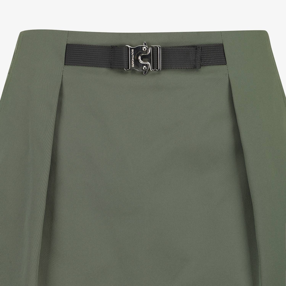 Logo Belt H-Line Skirt Pants_DK